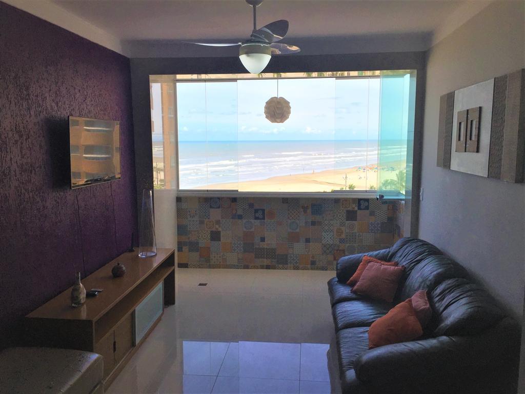 Апартаменты Apartamento Frente Ao Mar Em Praia Grande Прая-Гранди Экстерьер фото