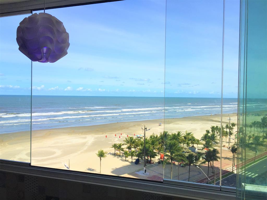 Апартаменты Apartamento Frente Ao Mar Em Praia Grande Прая-Гранди Экстерьер фото